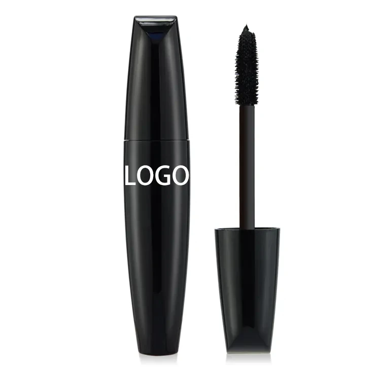 Custom Logo Natural Organic Eyelash Enhancer Private Label Cruelty Free 4D Fiber Full Fan Volume False Lash Waterproof Mascara