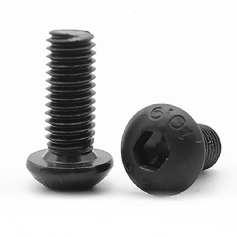 M3*35 stainless steel with black zinc button head hex socket screw