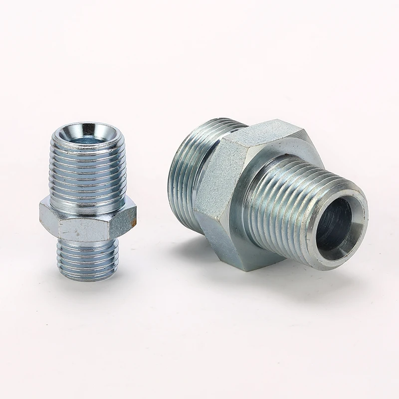 Material ss304 ss316 carbon steel brass male metric o-ring to npt straight tube fitting