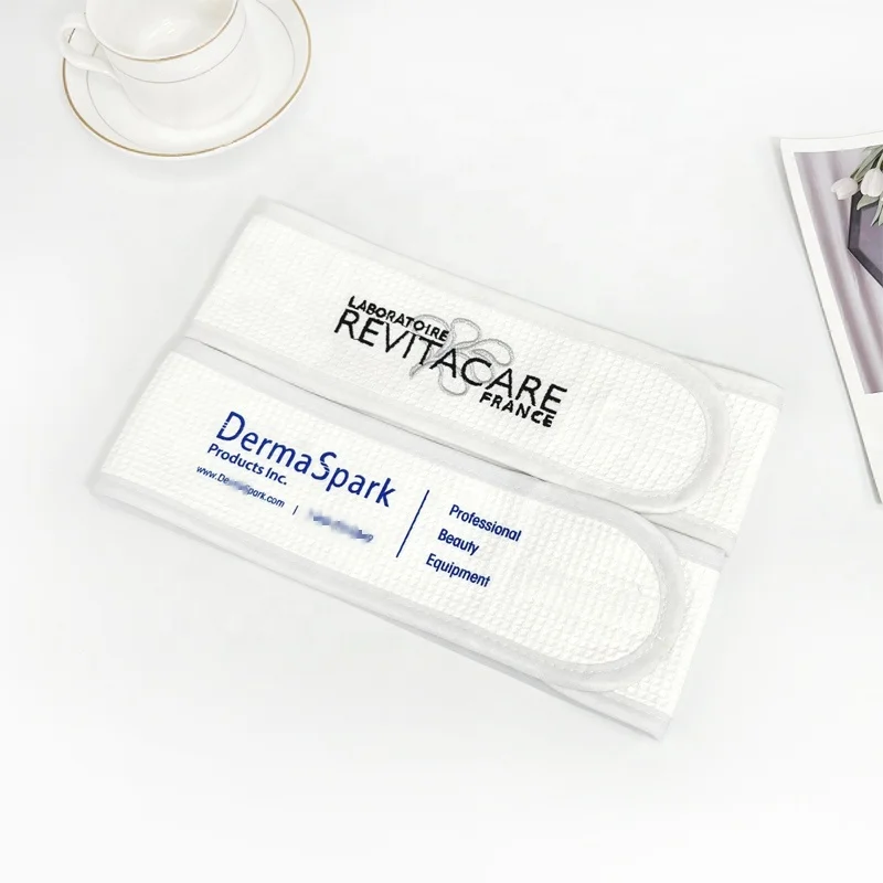 Customized cotton walf  embroidery head band for promotion