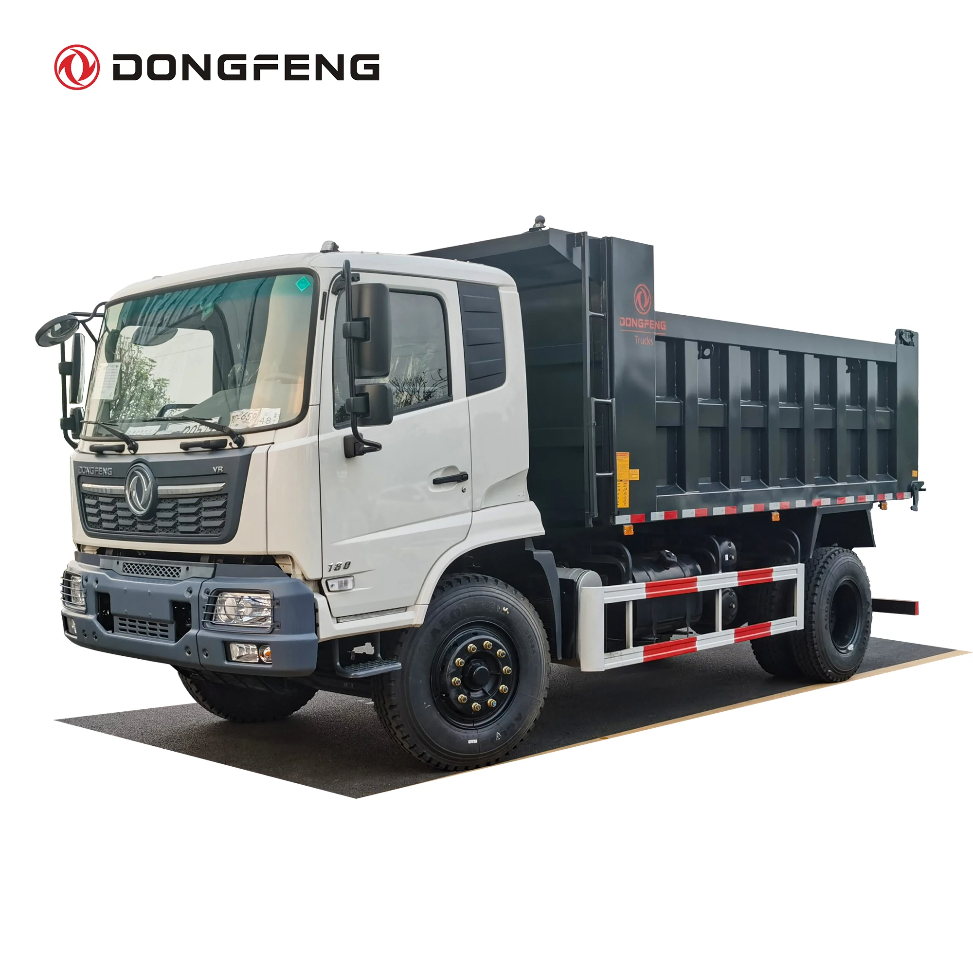Dongfeng 4x2 dump truck 15 ton loading capacity cummins 270 Hp diesel engine  LHD  tipper truck