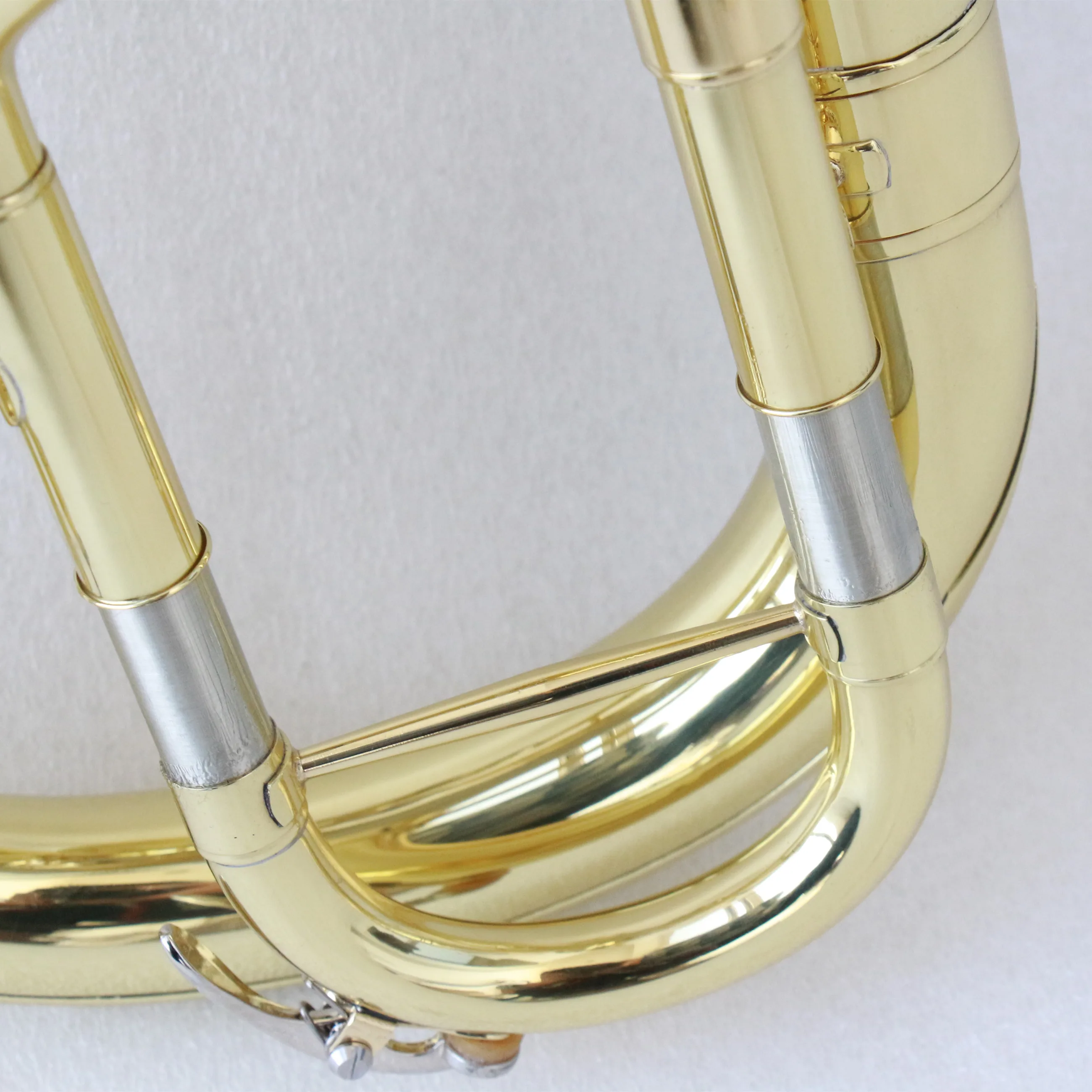Musical instrument saxhorn chinese upgrade Eb tenor horn gold lacquered alto horn