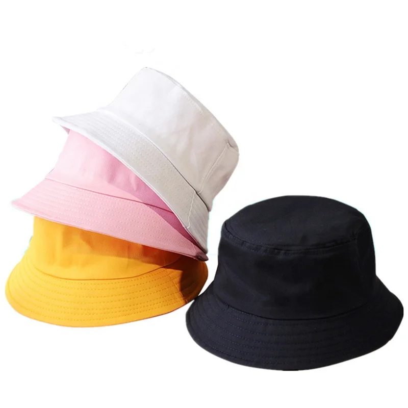Wholesale Blank Cotton Men Print Embroidered Logo Plain Custom Bucket Hat for Women