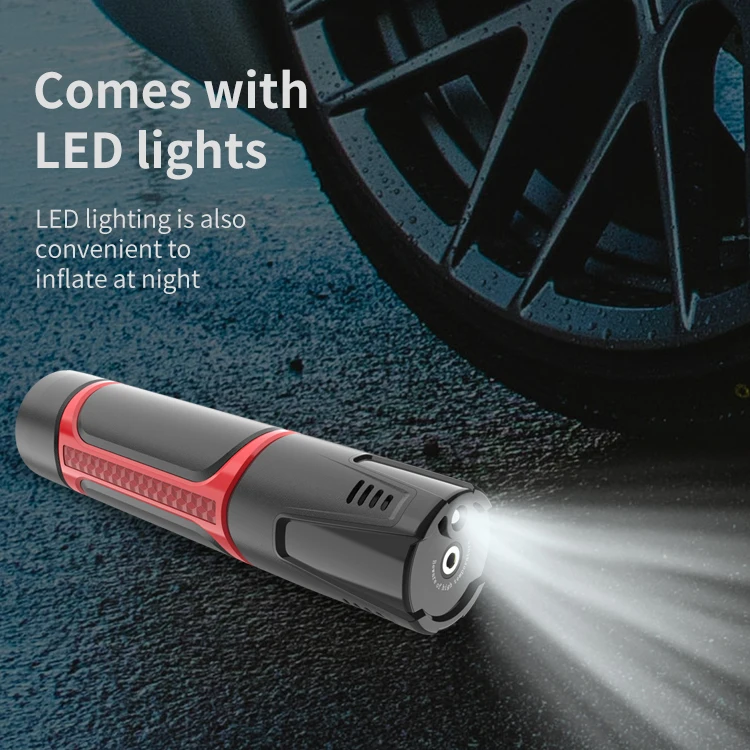 Car Air Compressor Automatic Rechargeable Wireless/Wired Inflatable Tire Inflator Digital Portable Car Air Pump for Car Bicycle