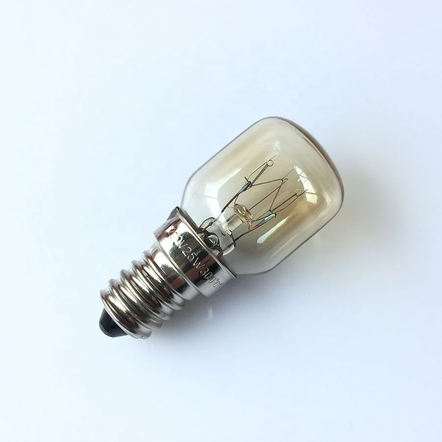 T25 E14 25 watt 300 degree heat resistant salt lamp oven bulb