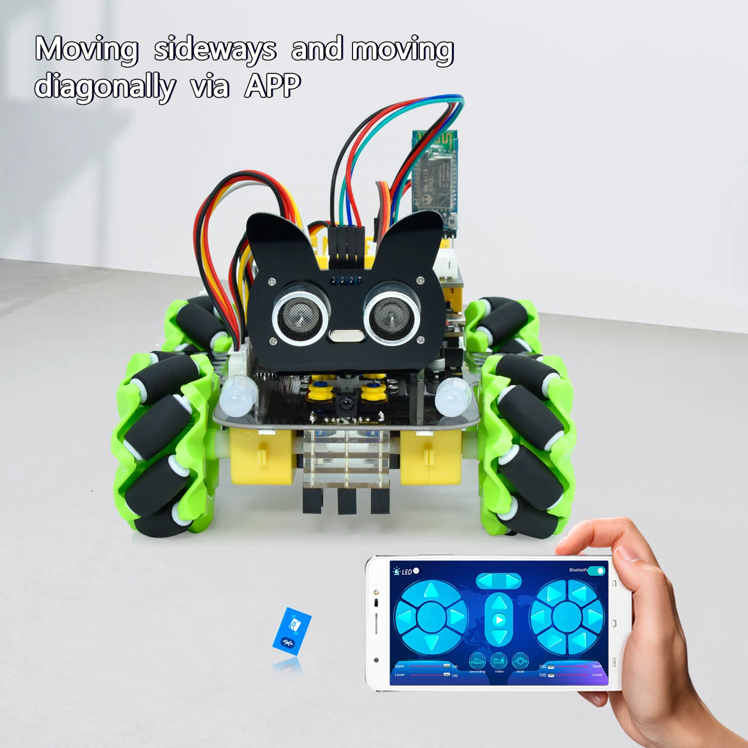 Keyestudio 4WD Mecanum Robot For Arduino STEM Smart DIY Robot Car Kit