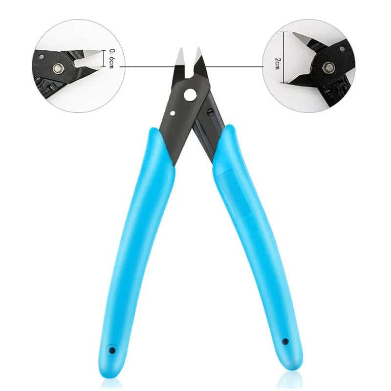 Nail Decorations Remover Clipper plier Stainless steel  manicure tool  with  Anti-slip rubber handle nail clipper