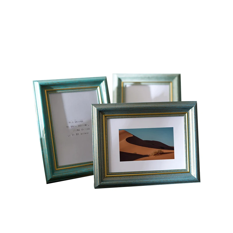 New special design square printing mdf wall table photos picture frames luxury stand collage family tree photo frame