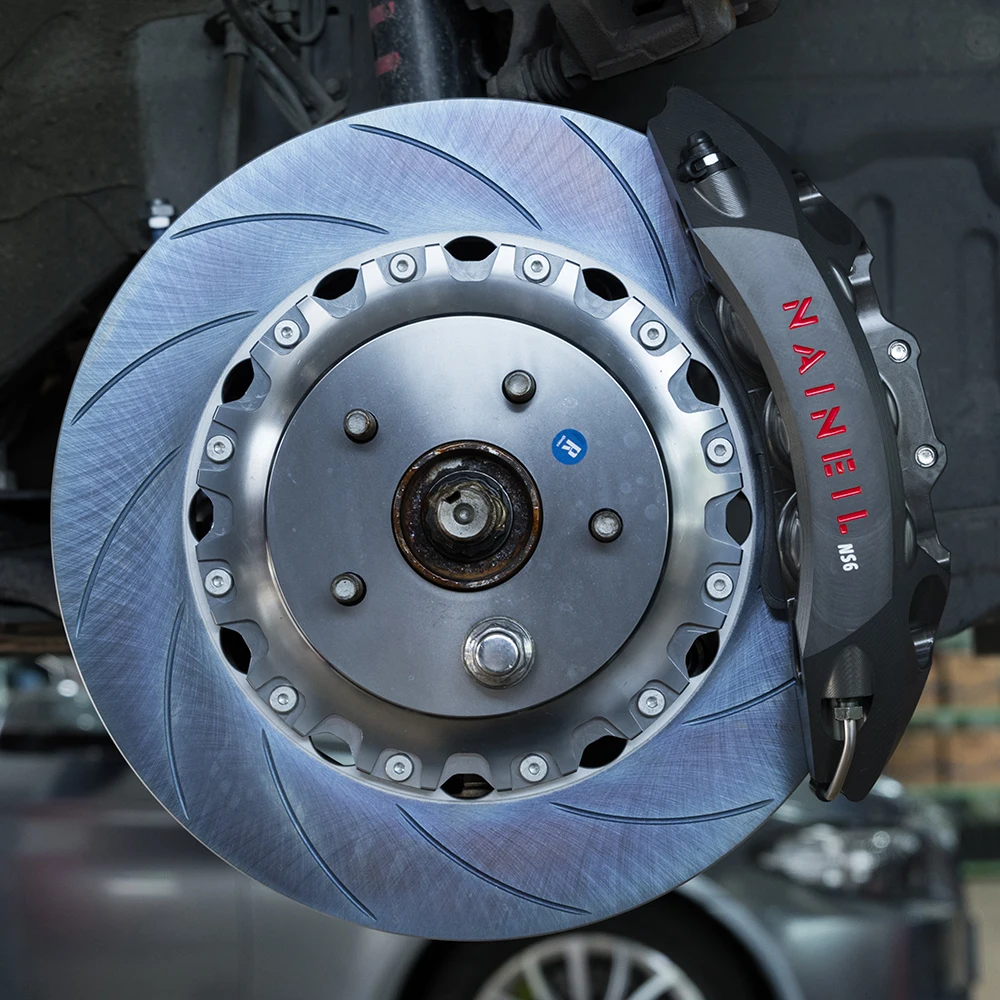 Naineil Upgrade Brake Systems Racing Forged 6 Pot Caliper 6 Piston 355mm 380mm Brake Discs Rotor Big Brake Kit