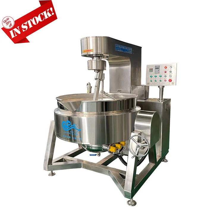 Factory Price Automatic Stirring Cooking Pot with Agitator Planetary Sauce Industrial Food Cooking Mixer Machine