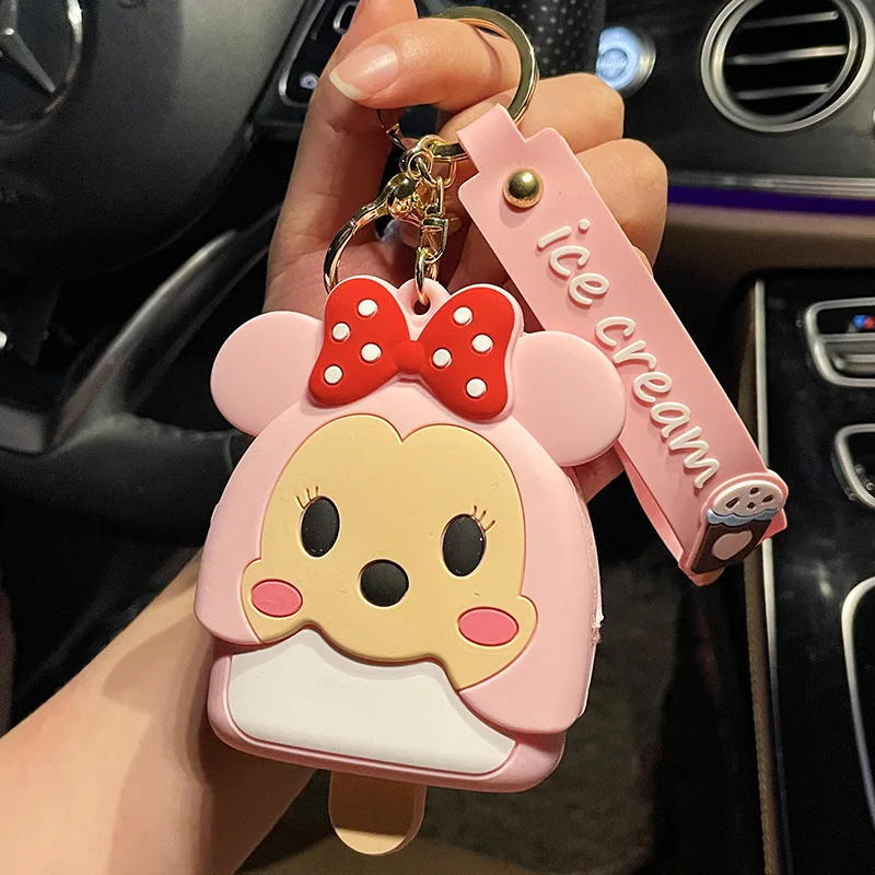 Lovely Cute Silicone Zipper Mini Coin Purses Keychain Girls Money Pouch Silicon Coin Purse For Kids Gift