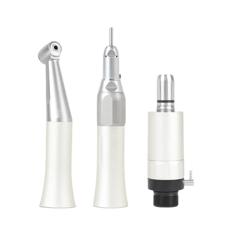 Dental Air Turbine Handpiece Low Speed Contra Angle Stainless Steel Dental Sanding Polishing Handpiece Kit For Dental Laboratory