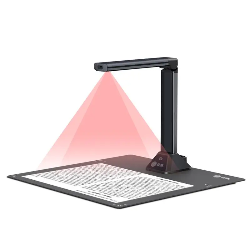 A4 High Speed Document Scanner Online Teaching IC Card Scan OCR Recogntion Software Support Portable Document Scanner Camera