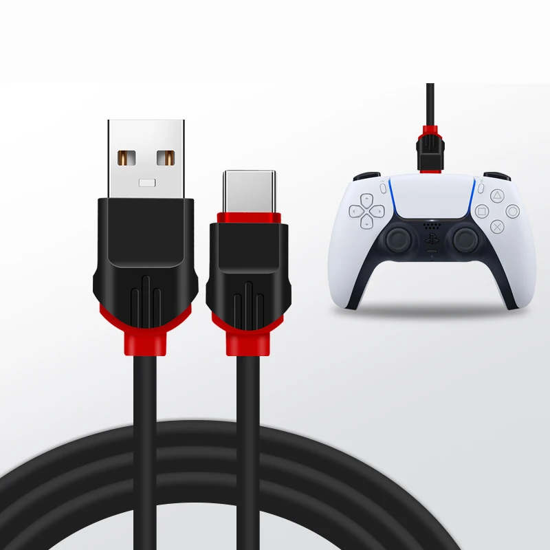 New Wireless Game Controller USB Data Line Type c Charging Cable for PS5 XBOX Series X Game Accessories