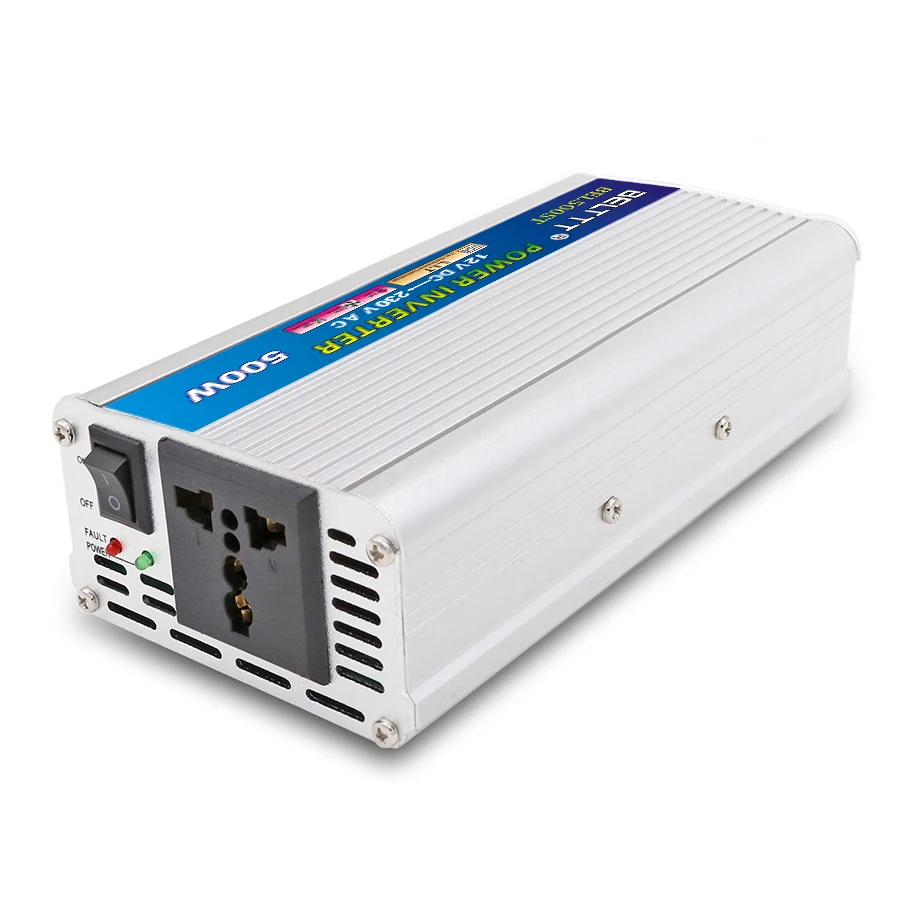 500w Car Modified Wave Power Inverter DC 12V 24V To AC 110V 220V Power Inverter Charger Converter Vehicle Inverter