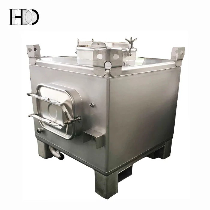 Wanlong 130gal Square IBC Tote Tank  Dangerous Liquids Storage tank