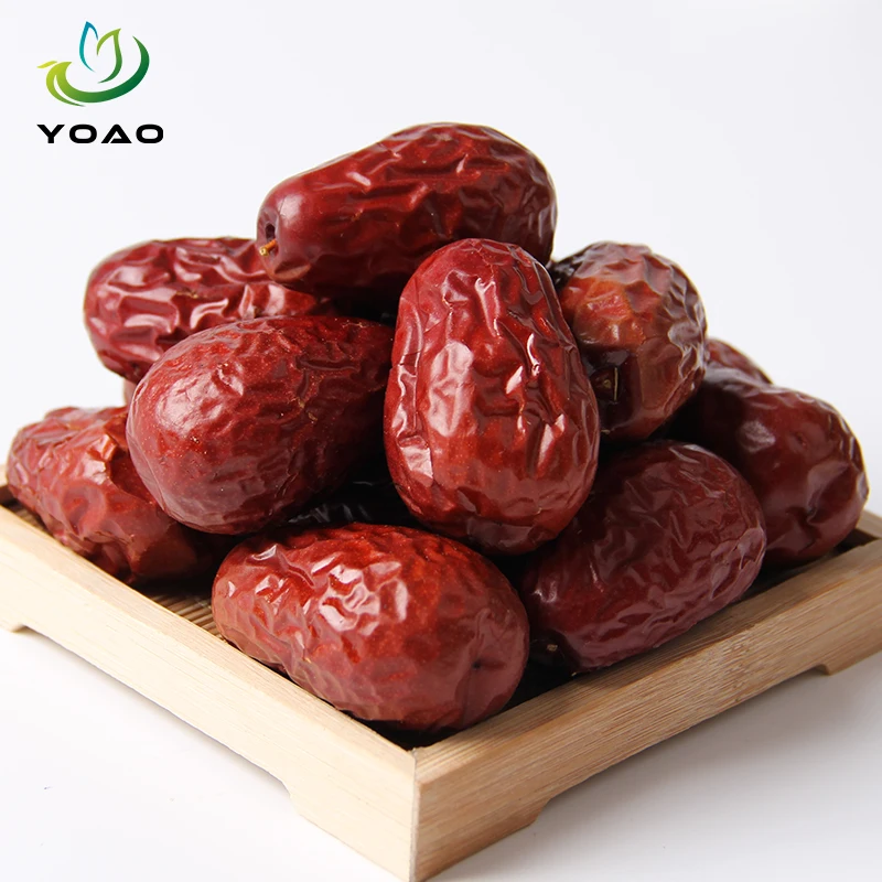 Factory Supply Sweet Taste Dried Red Dates Natural Dried Big Red Jujube Dates High Quality Fruit Tea in Bulk