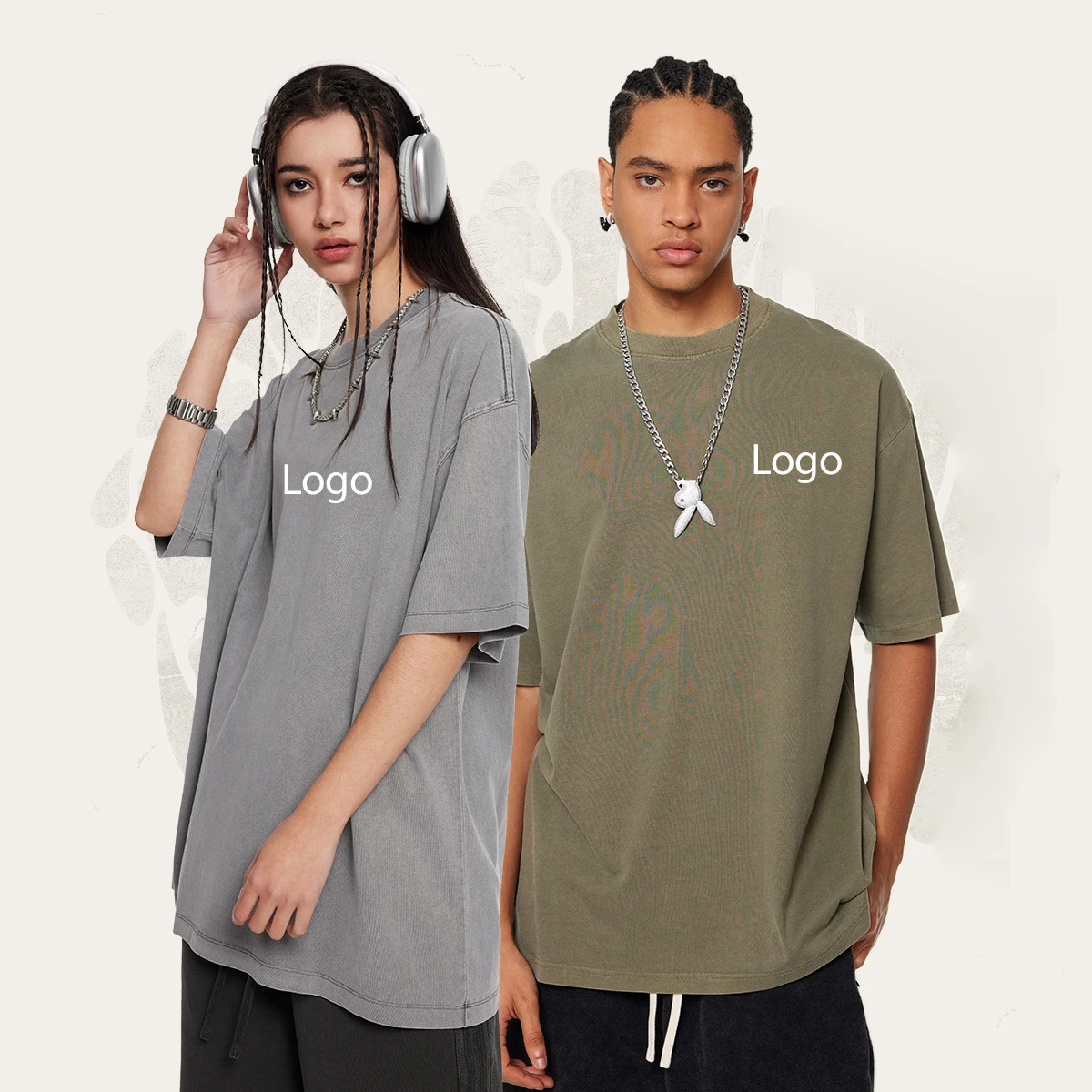 T.Shirt Made In Vietnam Plain Bulk Shirts Unisex 100%Cotton Mens Bamboo Knit High Quality Elastic 270 Gsm Oversized T Shirt