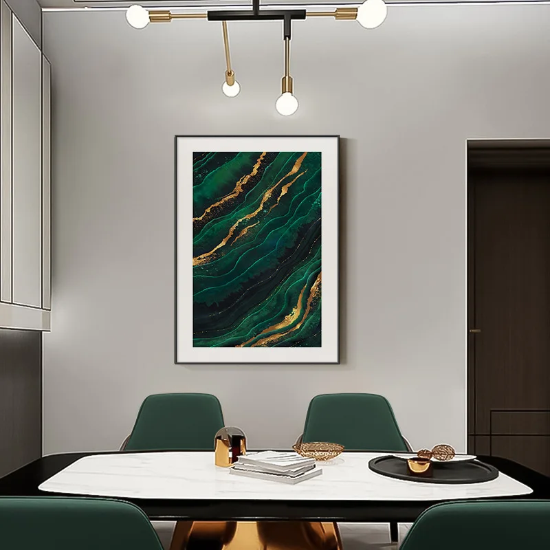 Modern Simple Entrance Porch Decorative Painting Abstract Art Bedroom Bedside Hanging Painting Dining Room Wall Mural