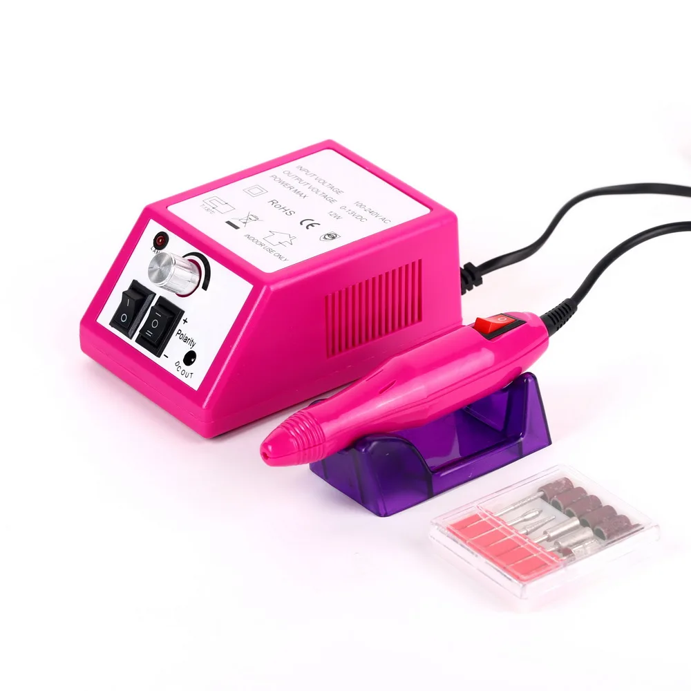 Factory Wholesale Profesional Carbide Bits Electric Manicure Set With 6 Dill Bits Set