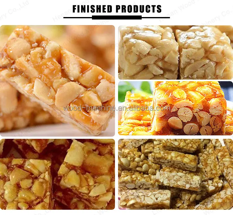 
Cereal Bar Peanut Candy Production Line Include Cutter Pressing Packing cereal bar cutting machine 