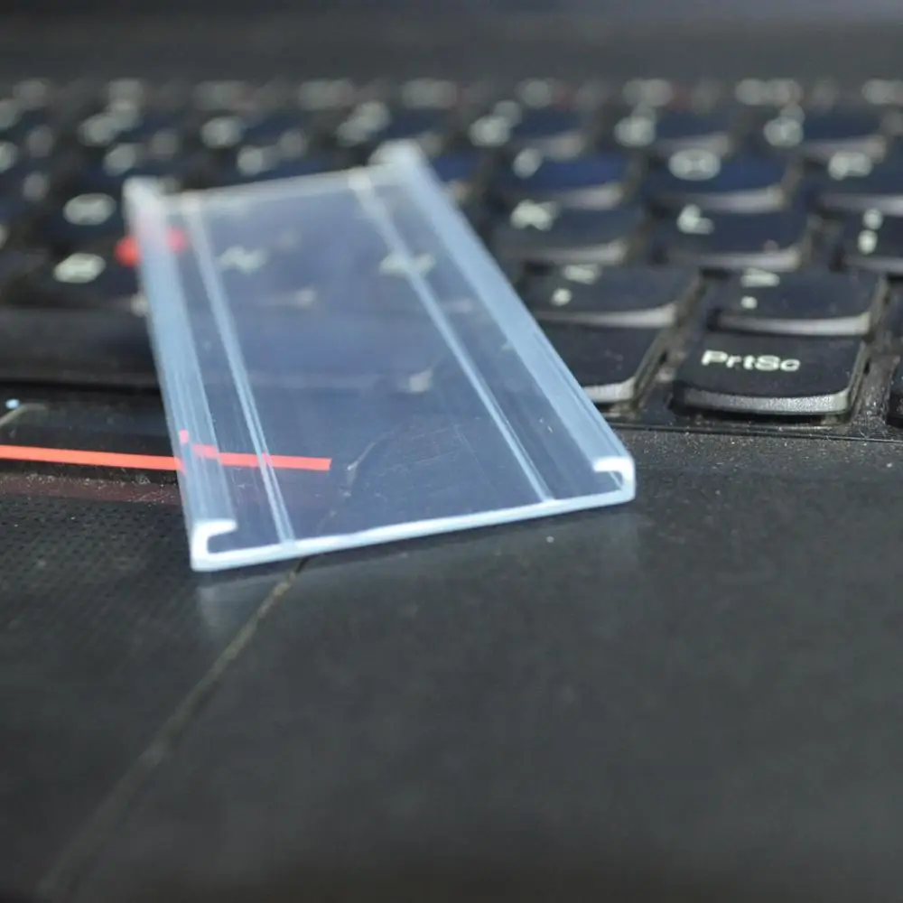 C shape plastic price display shelf talker for supermarket DS-1129