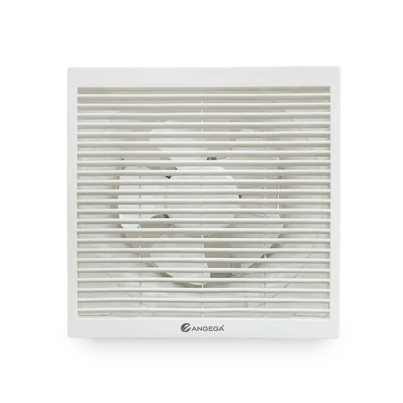 Angega VF-AV-6/8/10/12 inch Semi-Metal Square Exhaust fan Wall mounted Bathroom Kitchen Ventilation Fan With Removavble Grill