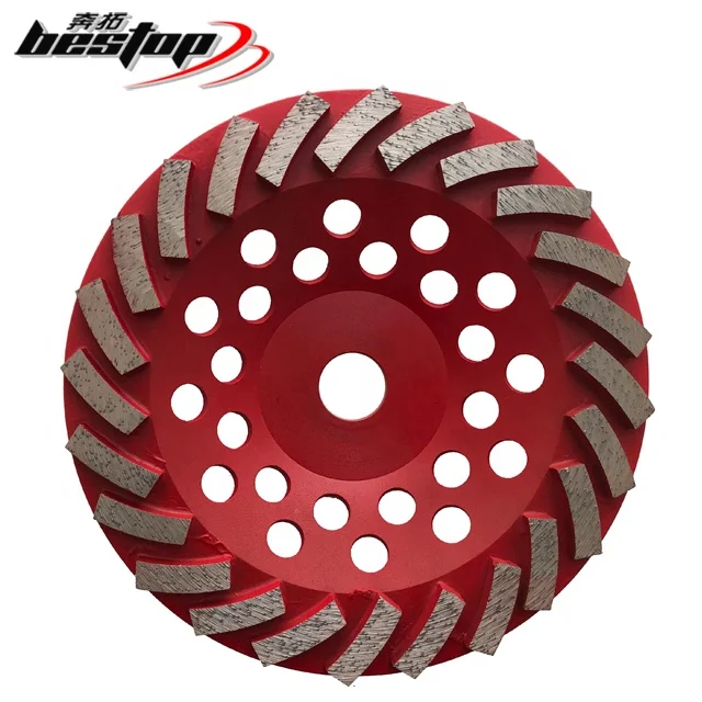 7 Inch Turbo Segment Diamond Cup Wheel for Concrete Grinding