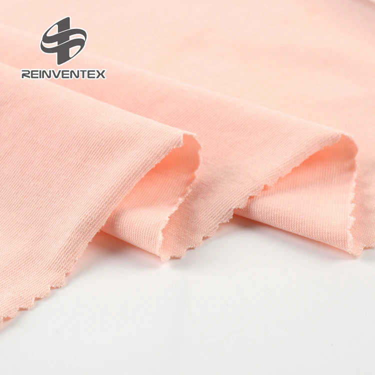 
1494-F High stretch cotton sorona waterproof antifouling custom single jersey fabric for dresses 