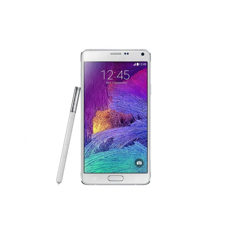 Оригинальный отремонтированный телефон 5,7 дюймов четырехъядерный процессор 32 Гб ПЗУ 4 Гб LTE для разблокированного мобильного телефона для GALAXY Note 4 N910F N910A N910V N910T