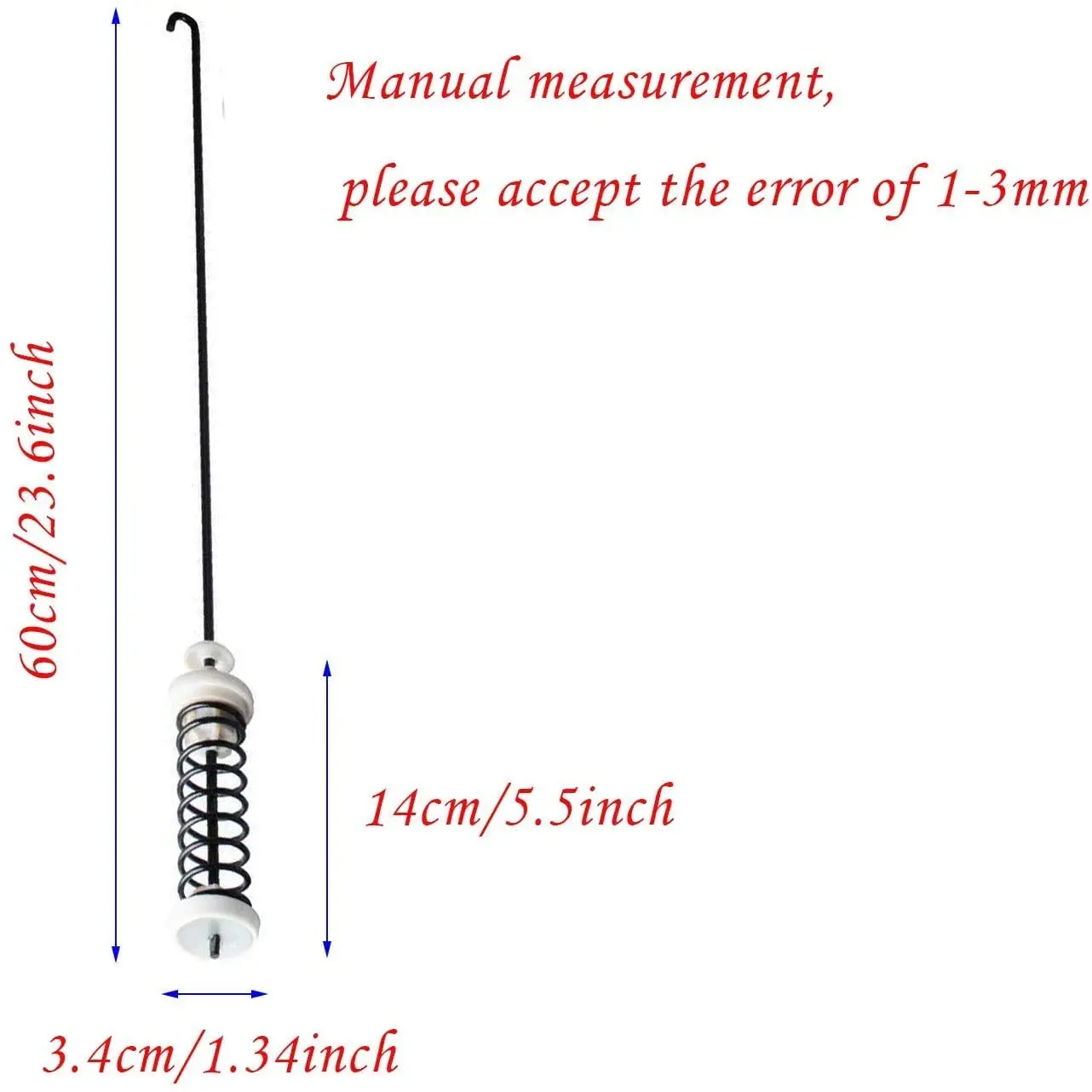 Best Seller W10780048 Washing Machine Accessories Spare Parts  Washer Hanging Rod Kit Compatible with Whirlpool Washing Machines
