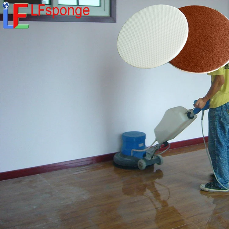 industrial and Commercial Floor Cleaning Equipment  Disc Melamine Sponge Pad for Floor Machine Tiles Cleaning Magic sponge
