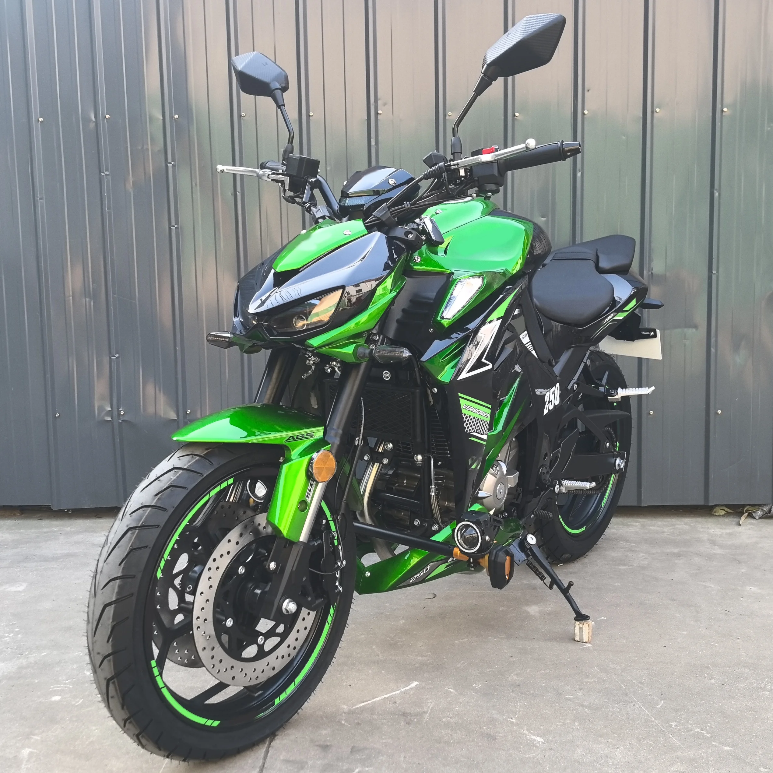 250CC Motorcycle with Oil Cooling 4 Stroke Engine Carburetor Gasoline Racing motorcycle Disc Brakes