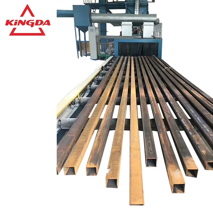 
H beam/steel structure pass through shot/sand blasting machine 