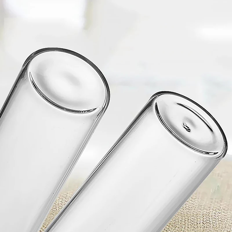 Wholesale Borosilicate 30ml 40ml 50ml 60ml 80ml 100ml Clear Tubular Vial Glass Test Tube Vial With Cork Stopper