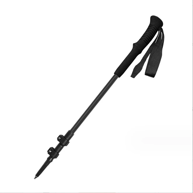 RTS Outdoor Custom Logo 3-section Telescopic Trekking Hiking Pole Manufacturers Aluminum 7075 Walking pole Trekking Pole