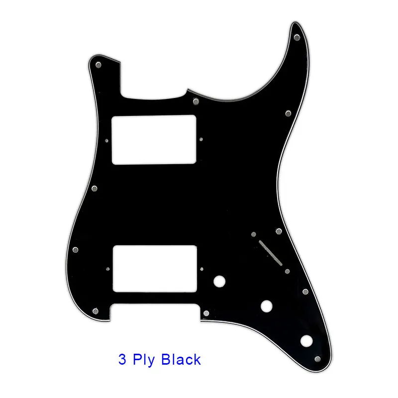 Pleroo Guitar accessories USA/Mexico Standard ST HH guitar with PAF Humbucker Holes pickguards for Stratocaster