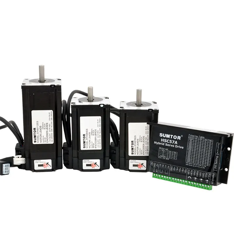 Шаговый двигатель с замкнутым контуром Nema 23 Гибридный и драйвер высокого качества 76 мм 2 нм 5 А 4 9 Мгц 480 г cm2 16