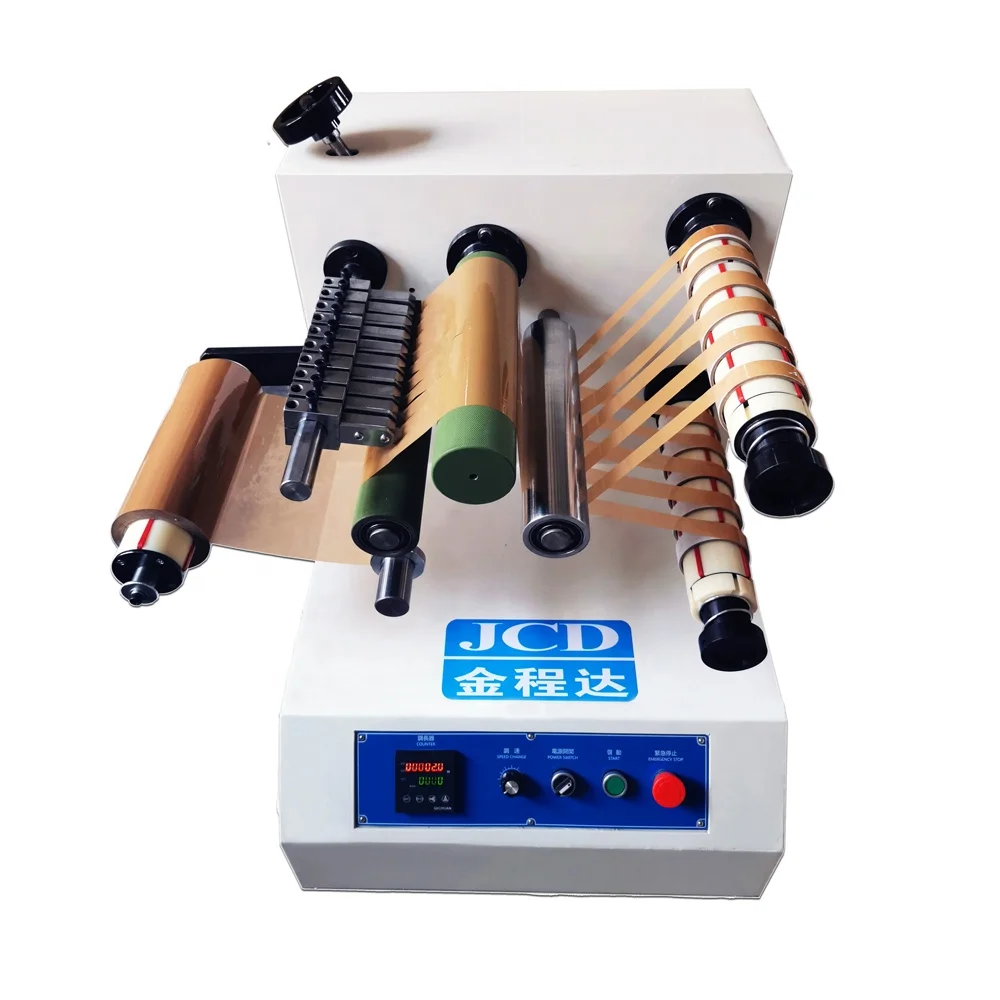 Mini adhesive tapes slitting rewinding machine for small factory start