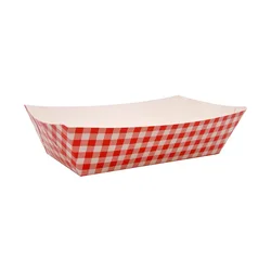 Hongkang custom printed logo ovenable corn hot dog fried snacks cake package and bowl white paper tray for food eco-friendly