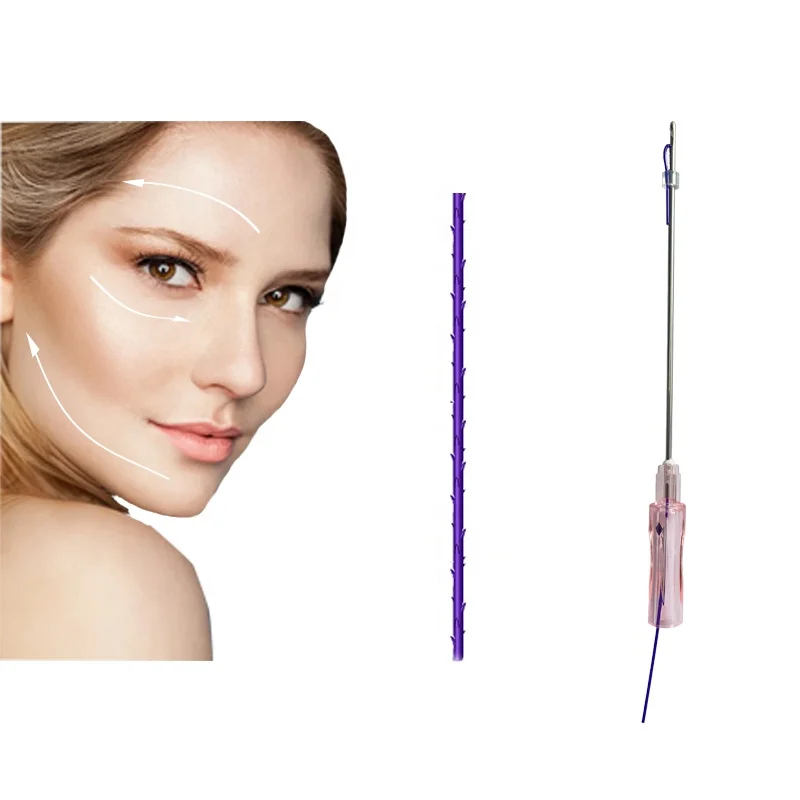 pdo thread lift 4d 6d 8d 12d cog 21g 100mm cog korea liting threads for fox eye or cat eye lifting pdo threads