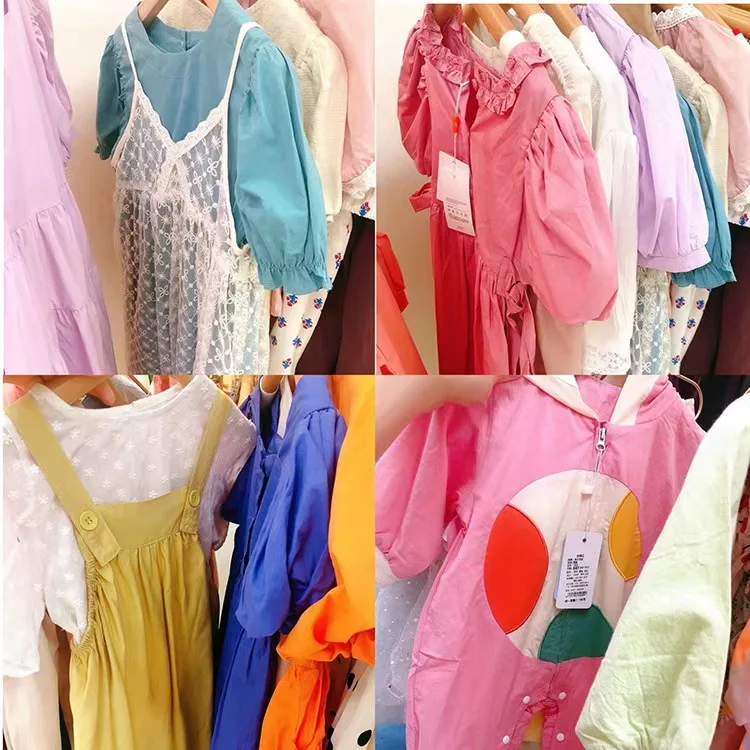 Factory Wholesale Premium  Kids Bale Stock Boys Children New Clothes Baby Wear Girls Clothing