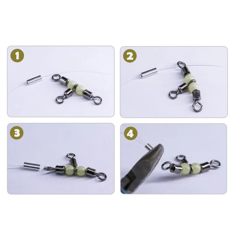 1000 pieces/bag round and oval fishing gear aluminum tube  aluminum fishing line crimps sleeves fishing tube  aluminum sleeve