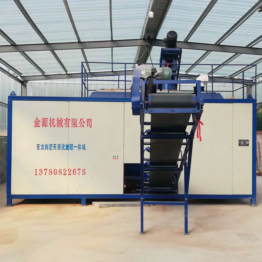 Livestock manure fermentation processor