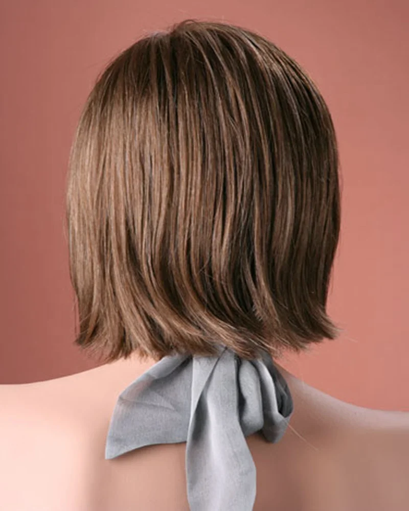 Cheap Price Short Straight Hair Fashion Female Synthetic Fiber Pixie Wigs with Hair Fringe