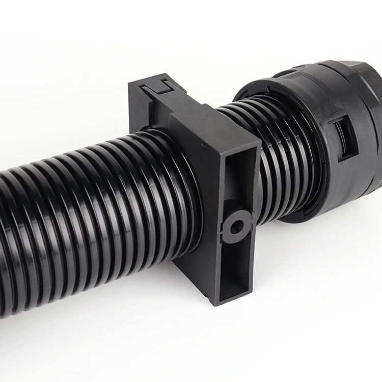 Plastic Cable Wire Protection Corrugated Pa Pp V0 Type High Temperature Flexible Pipe