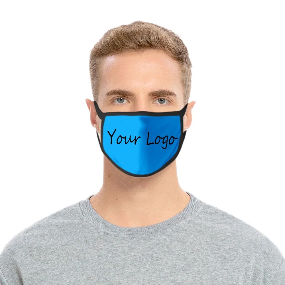 OEM Custom Design Wholesale Washable Cloth Polyester Sunscreen Covers Reusable Breathing Face Fashion for