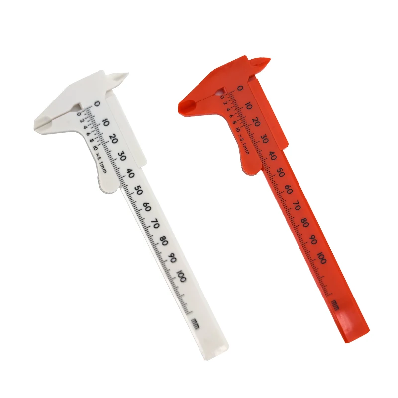 Student Button Microblading Makeup Measurement Accessories Vernier Eyebrow Ruler Plastic Measuring 80/150 MM Tool Caliper Tattoo
