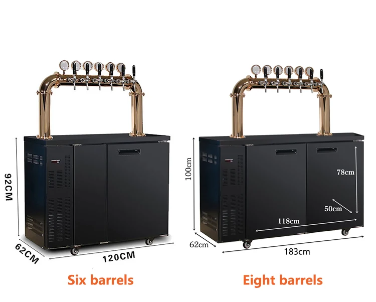 Mobile Ice Banks Cool  Beer Coolers  With Stainless Construction for Portable Bars