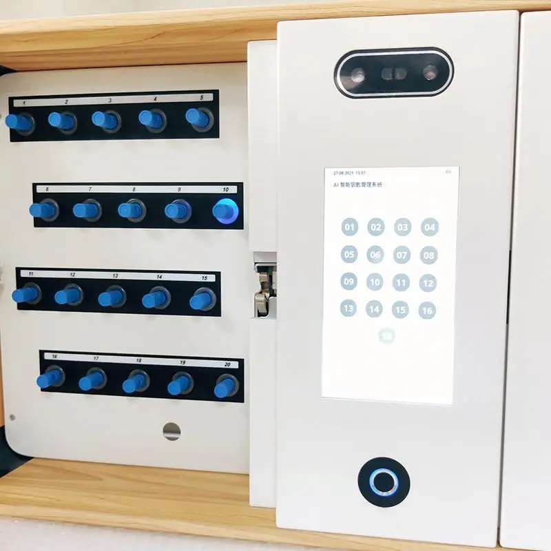 High Security Wall Mount Key Storage Smart Car Key Lock Organizer Box With Combination Lock 32 Key Box Safe